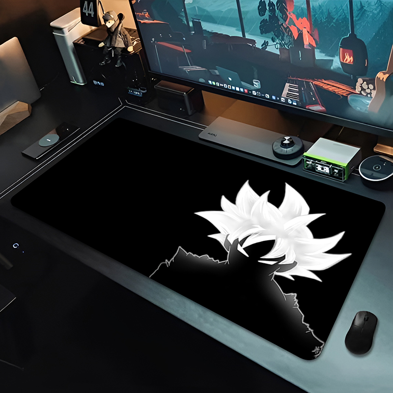 Gaming Accessories Women - DBZ Black Anime Mouse Pad Dragon
