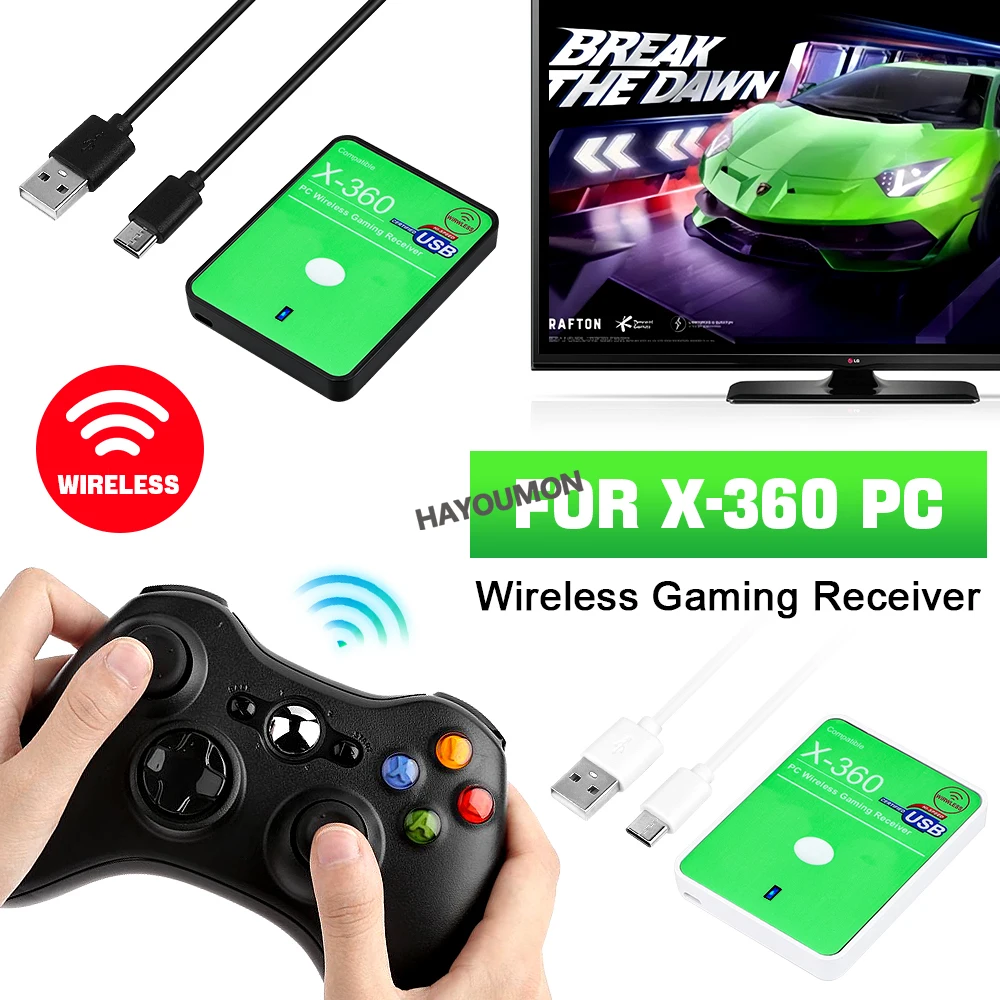 Gaming Controllers Xbox Accessories - New Wireless Gaming Receiver for XBOX