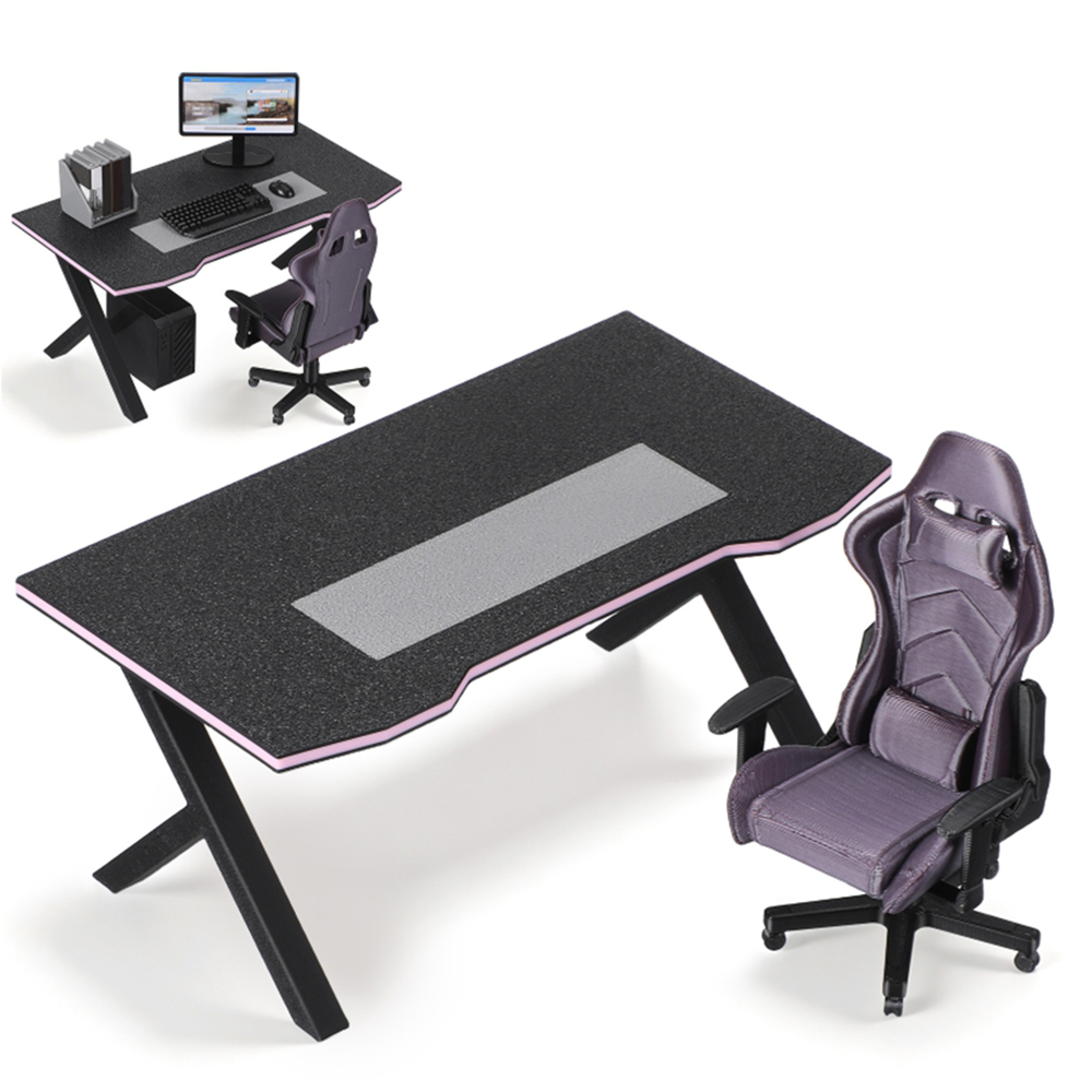 Gaming Accessories Decor - Miniature Gaming Desk and Chair 1:12