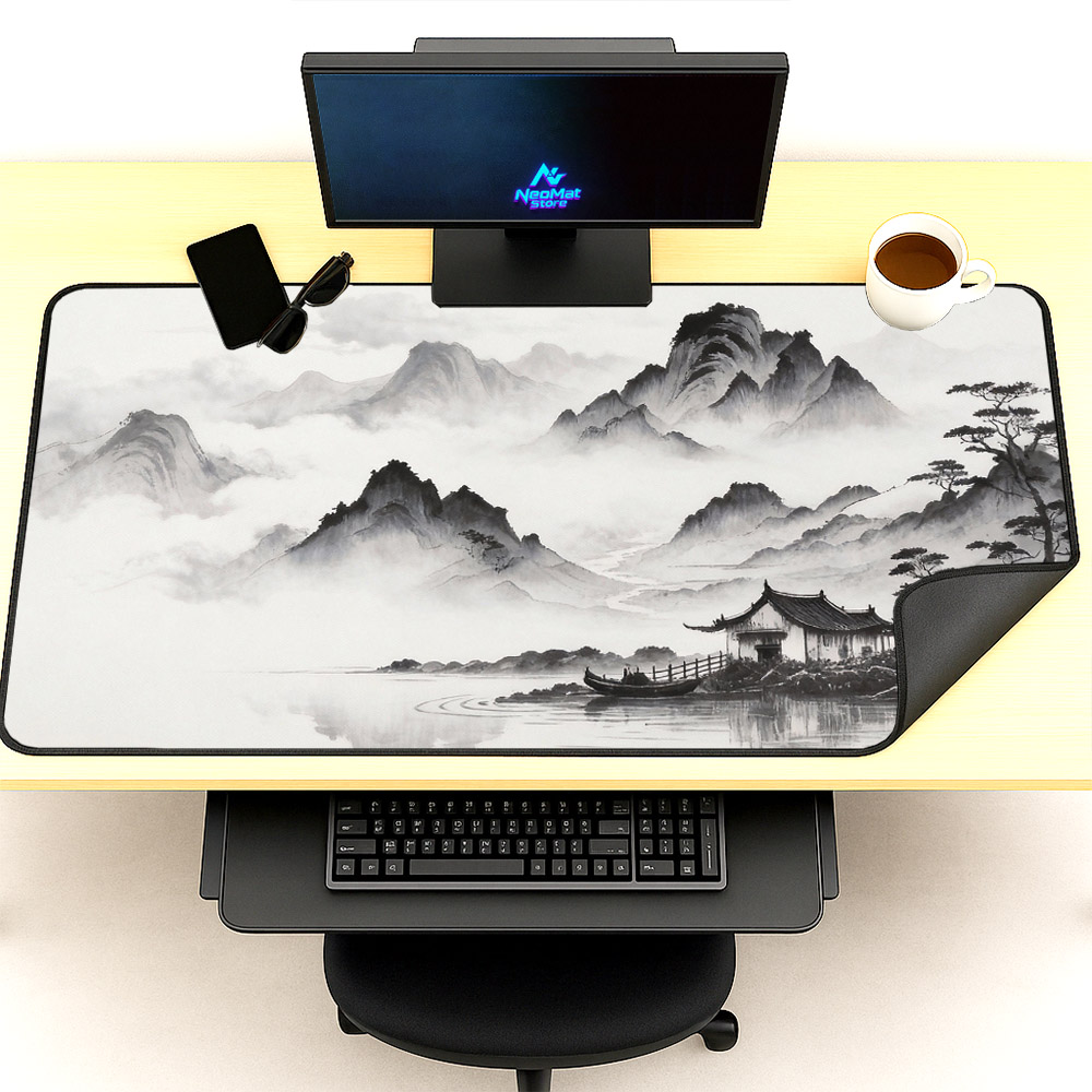 Chinese Mouse Mat Black White  - đánh giá và giá Gaming Accessories In Japan