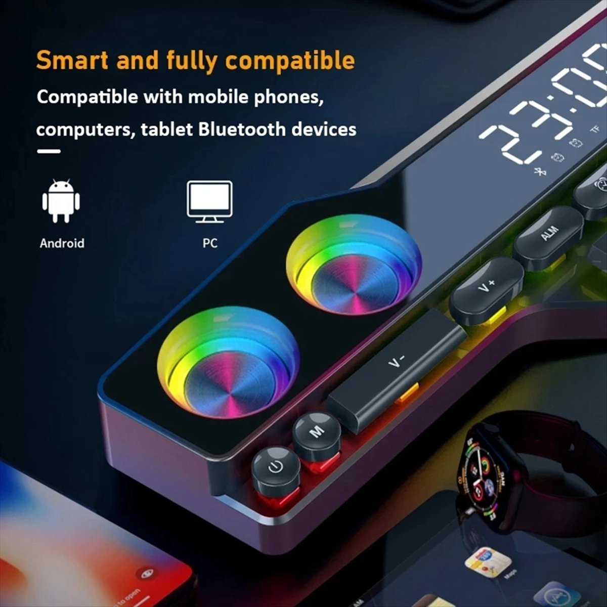DTC5 V18 Dazzle Colour Speaker - đánh giá và giá Gaming Accessories Lights