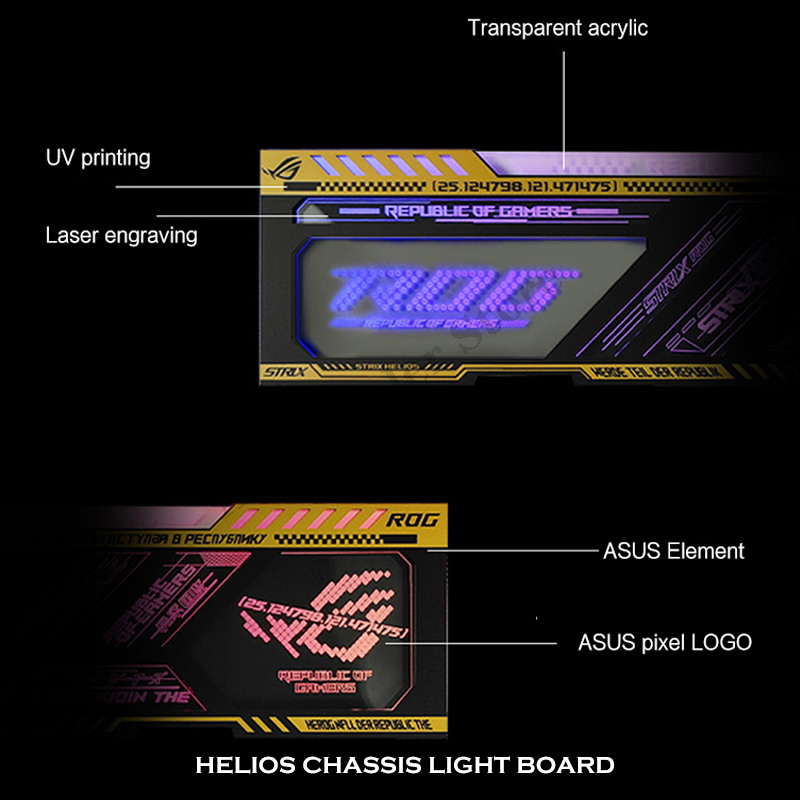 RGB Gương Ốp Lưng Nhựa PC Miến - đánh giá và giá Gaming Accessories Lights