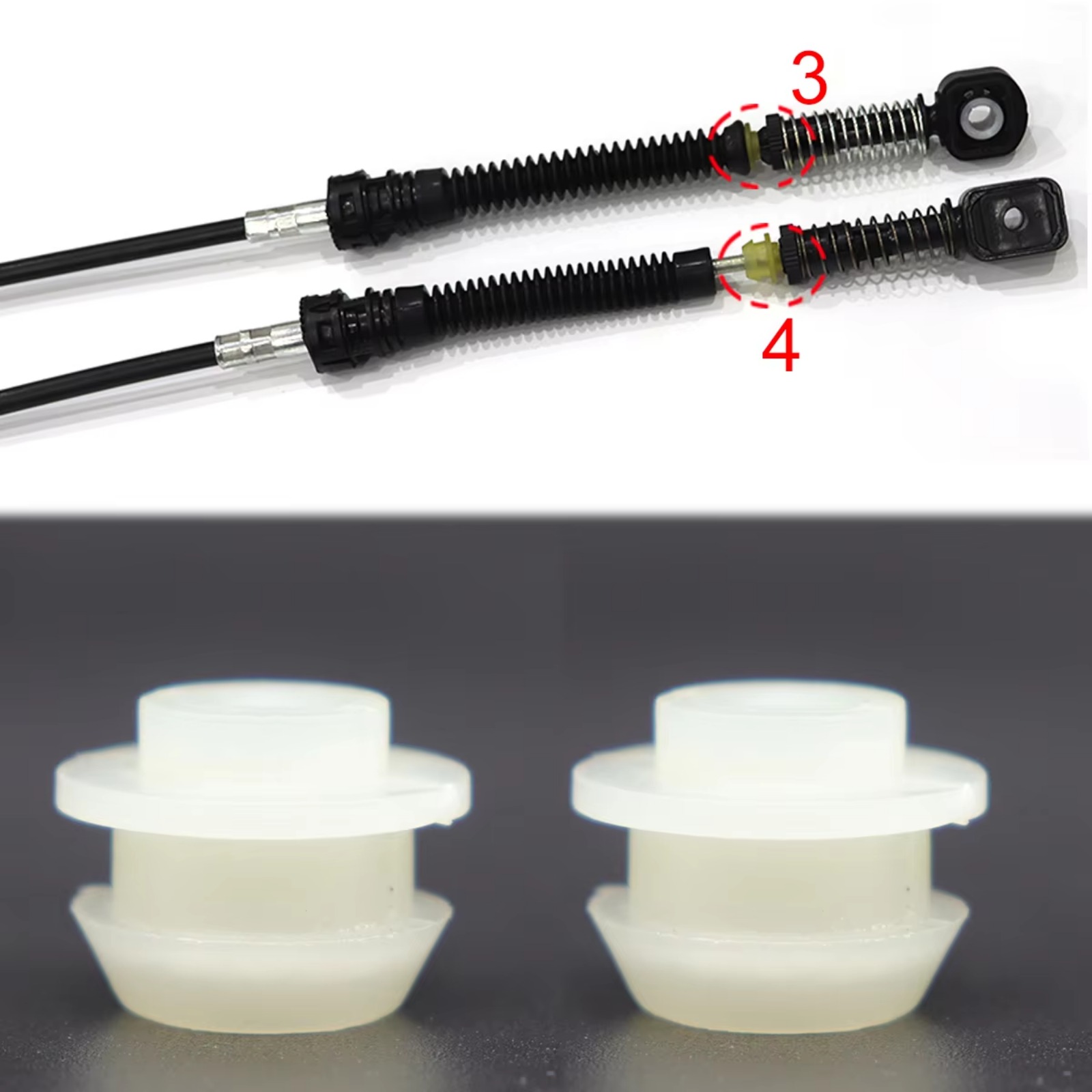 Manual Gear Shift Selector Lev - đánh giá và giá Sleeved Cable Kit
