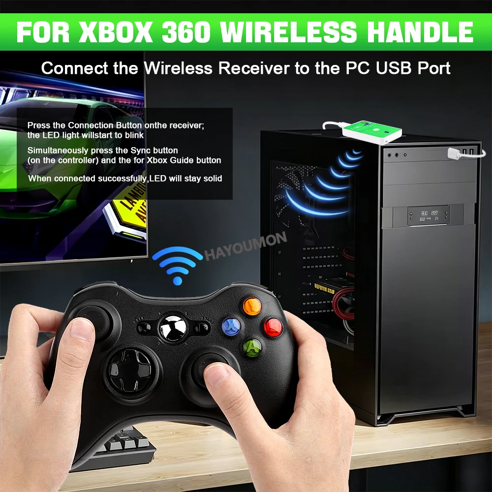 New Wireless Gaming Receiver f - đánh giá và giá Gaming Controllers Xbox Accessories