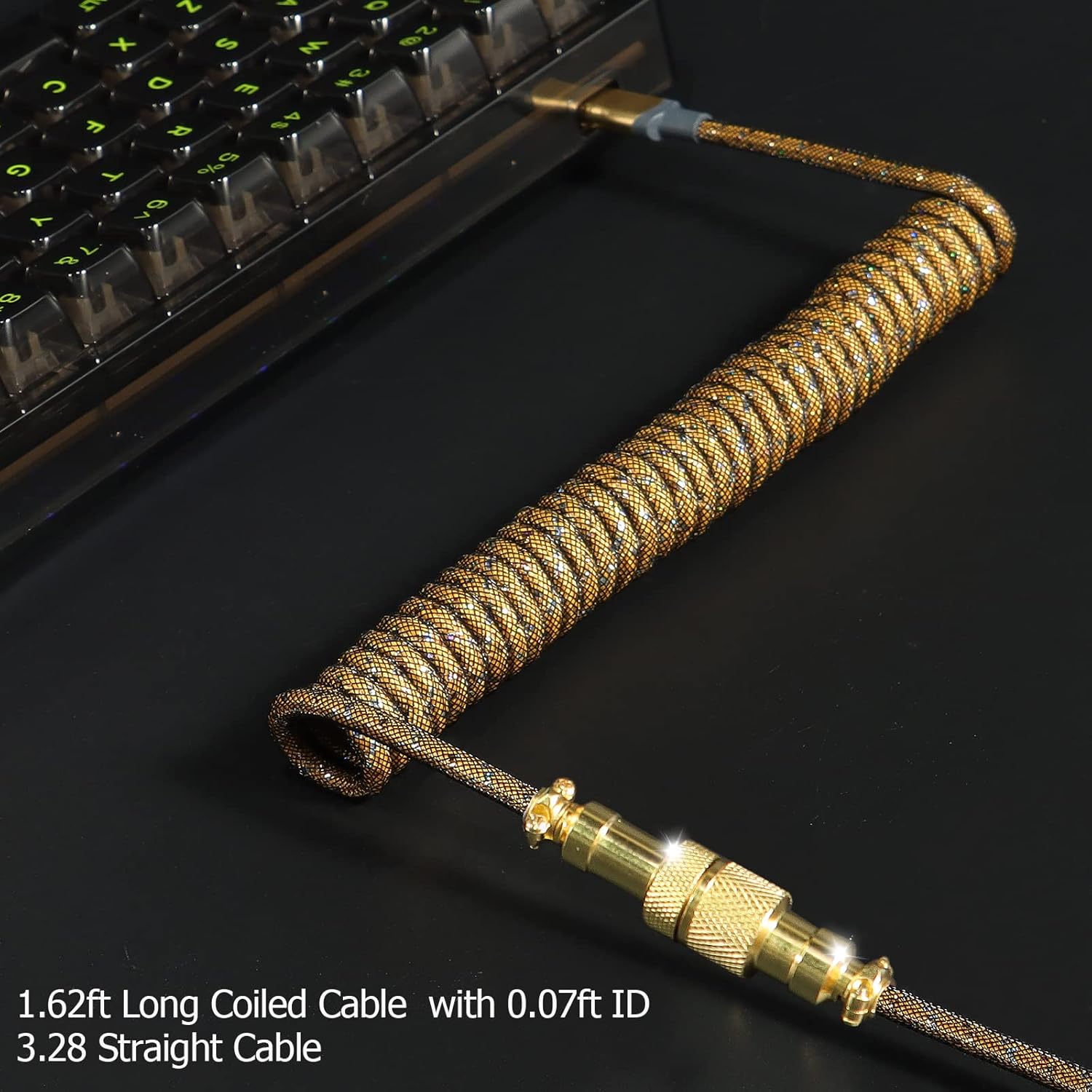 ATTACK SHARK * MAMBASNAKE C03  - đánh giá và giá Sleeved Cable Kit