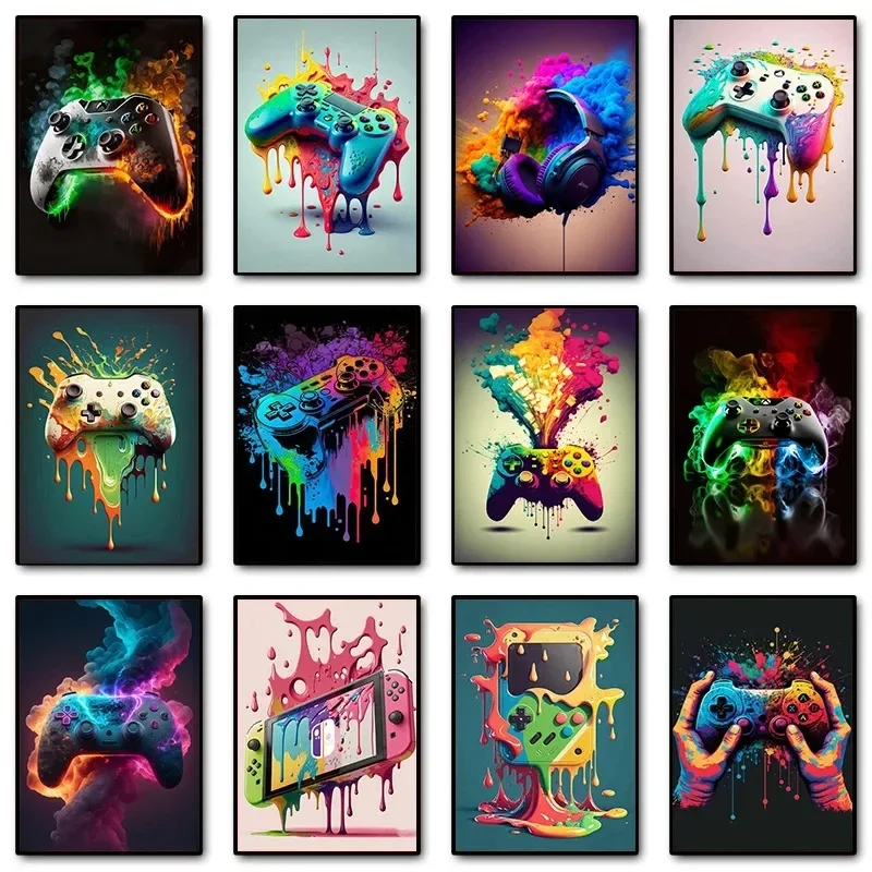 Colorful Pop Art Gamer Control - đánh giá và giá Gaming Accessories Wall