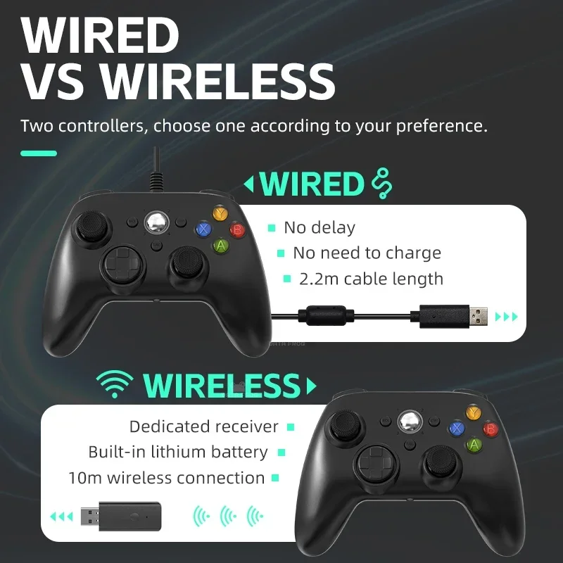 DATA FROG Ergonomic Wireless T - đánh giá và giá Gaming Controllers Xbox Accessories