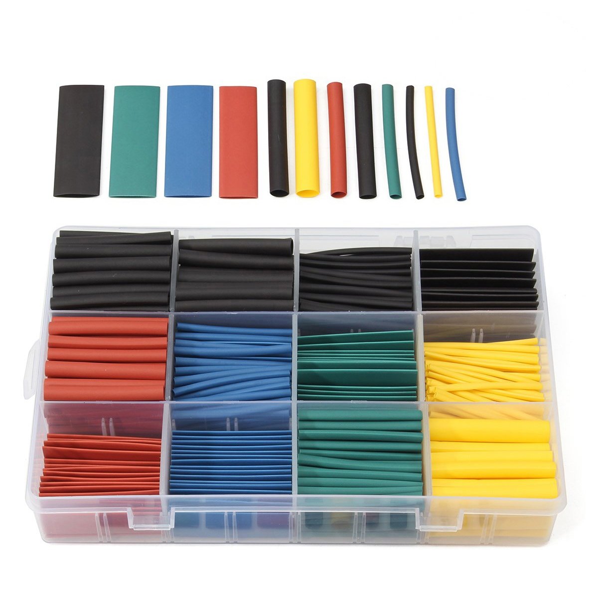 520Pcs Heat Shrink Tube Kit Fl - đánh giá và giá Sleeved Cable Kit