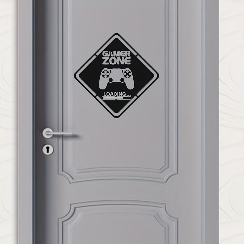 1pc Gamer Zone Door Decal Wall - đánh giá và giá Gaming Accessories Wall