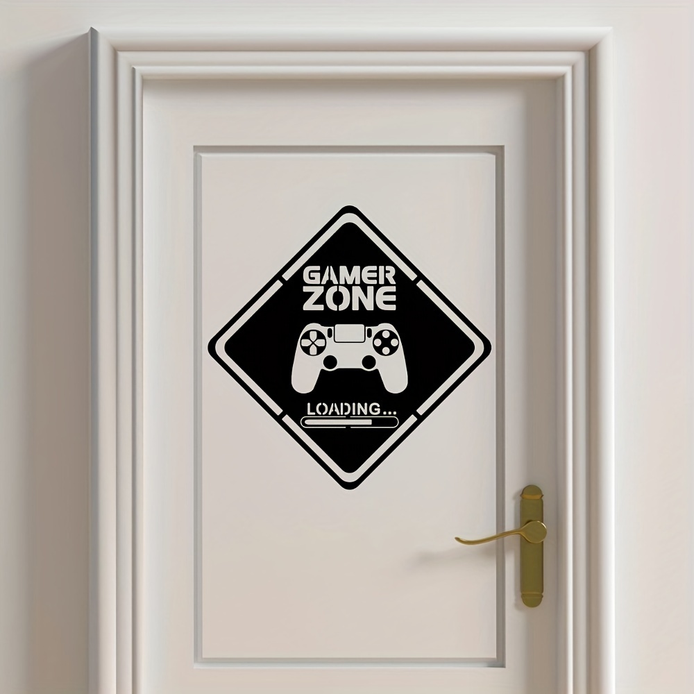 1pc Gamer Zone Door Decal Wall - đánh giá và giá Gaming Accessories Wall