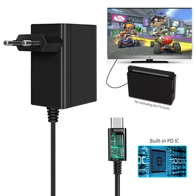 EU US UK Plug Adapter for AC C - đánh giá và giá Gaming Accessories Wall