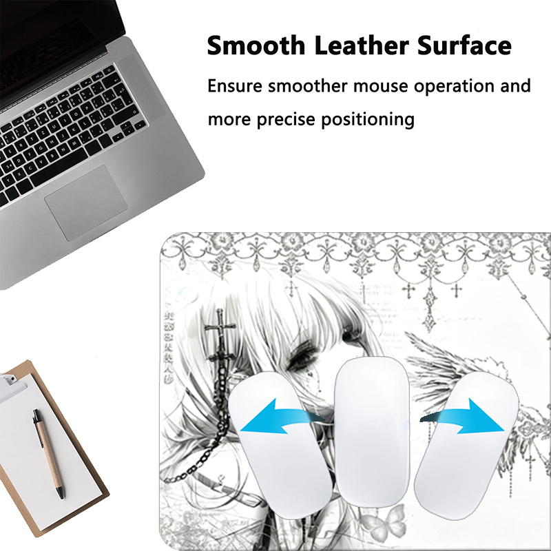 Leather Mousepad Black White A - đánh giá và giá Gaming Accessories Women