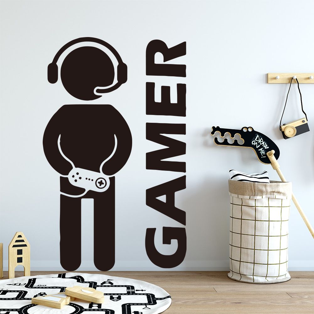 1pc Gamer Wall Art Decal For K - đánh giá và giá Gaming Accessories Wall