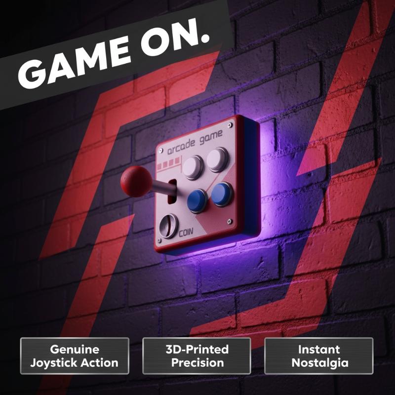 Retro Arcade Game Button Switc - đánh giá và giá Gaming Accessories Wall