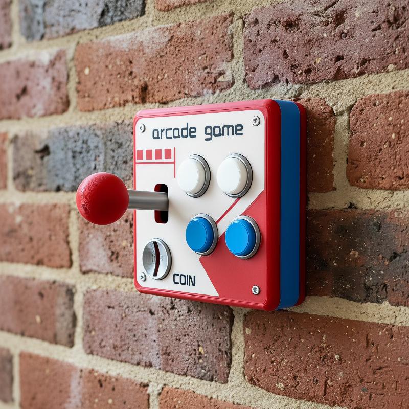 Retro Arcade Game Button Switc - đánh giá và giá Gaming Accessories Wall