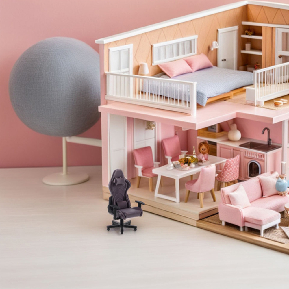 Miniature Gaming Desk and Chai - đánh giá và giá Gaming Accessories Decor